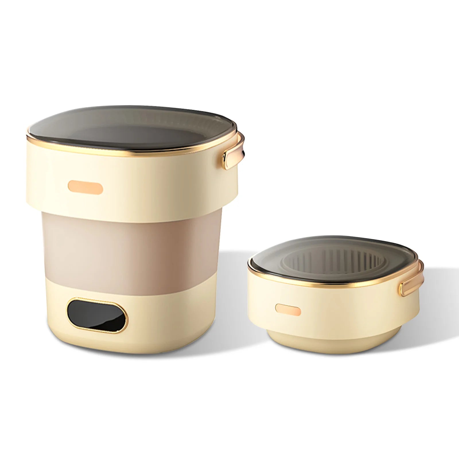 Portable Washing Machine With Spin Dryer, Fully Automatic 13L Folding Mini Washing Machine