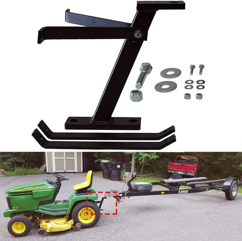Lawn Mower Trailer Towing Hitch for Garden Tractors, Compatible with Riding Mowers