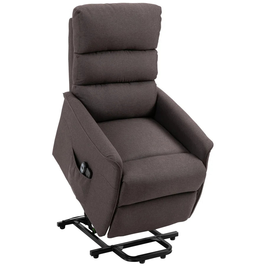 Electric Power Lift Recliner Chair for Elderly, Side Pockets for storage