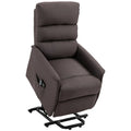 Electric Power Lift Recliner Chair for Elderly, Side Pockets for storage
