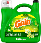 Original Scent Liquid Laundry Detergent, 194 fl oz for 134 Loads, Freshness & Odor Fighting, HE Compatible Soap