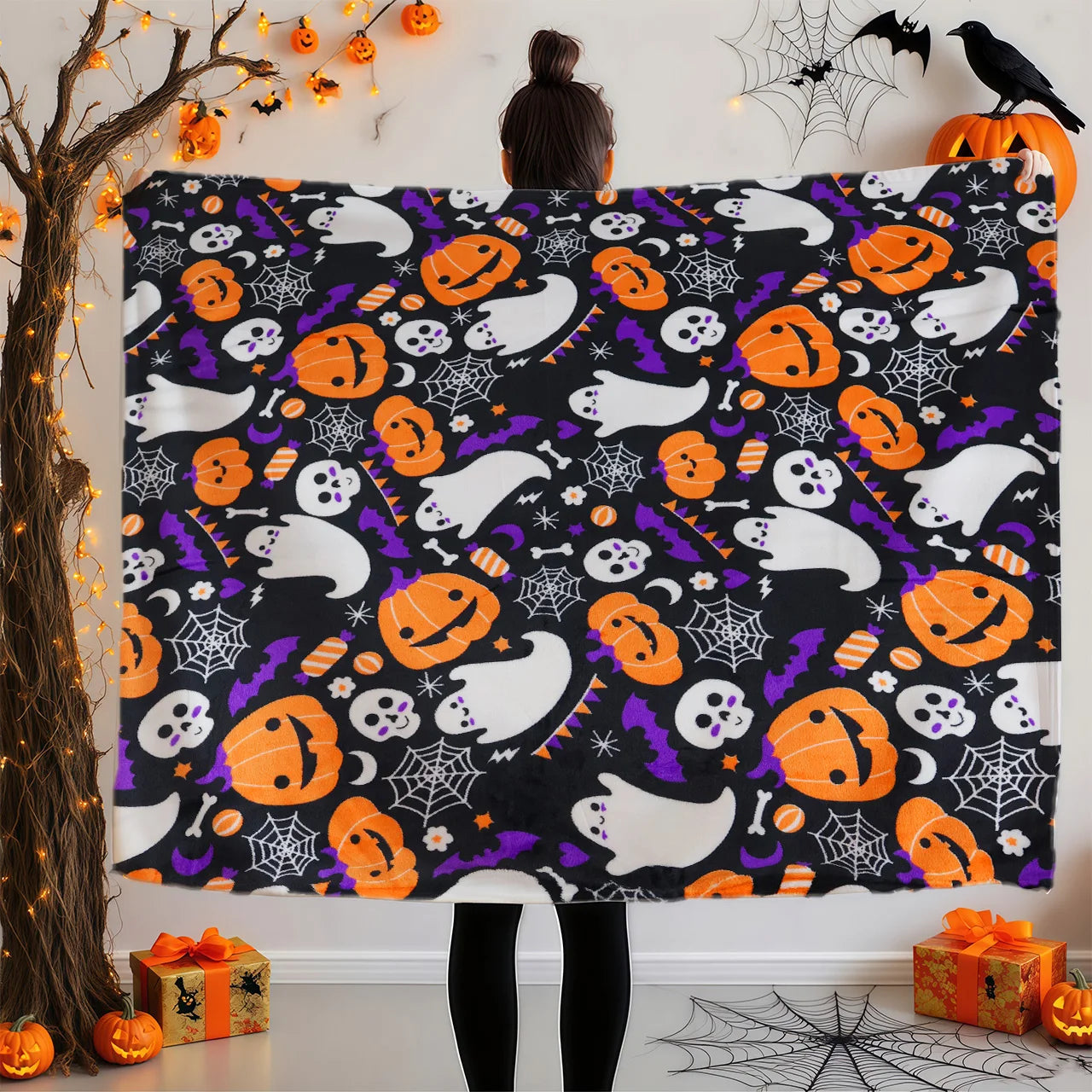 1Pc Fleece Blanket for All Seasons