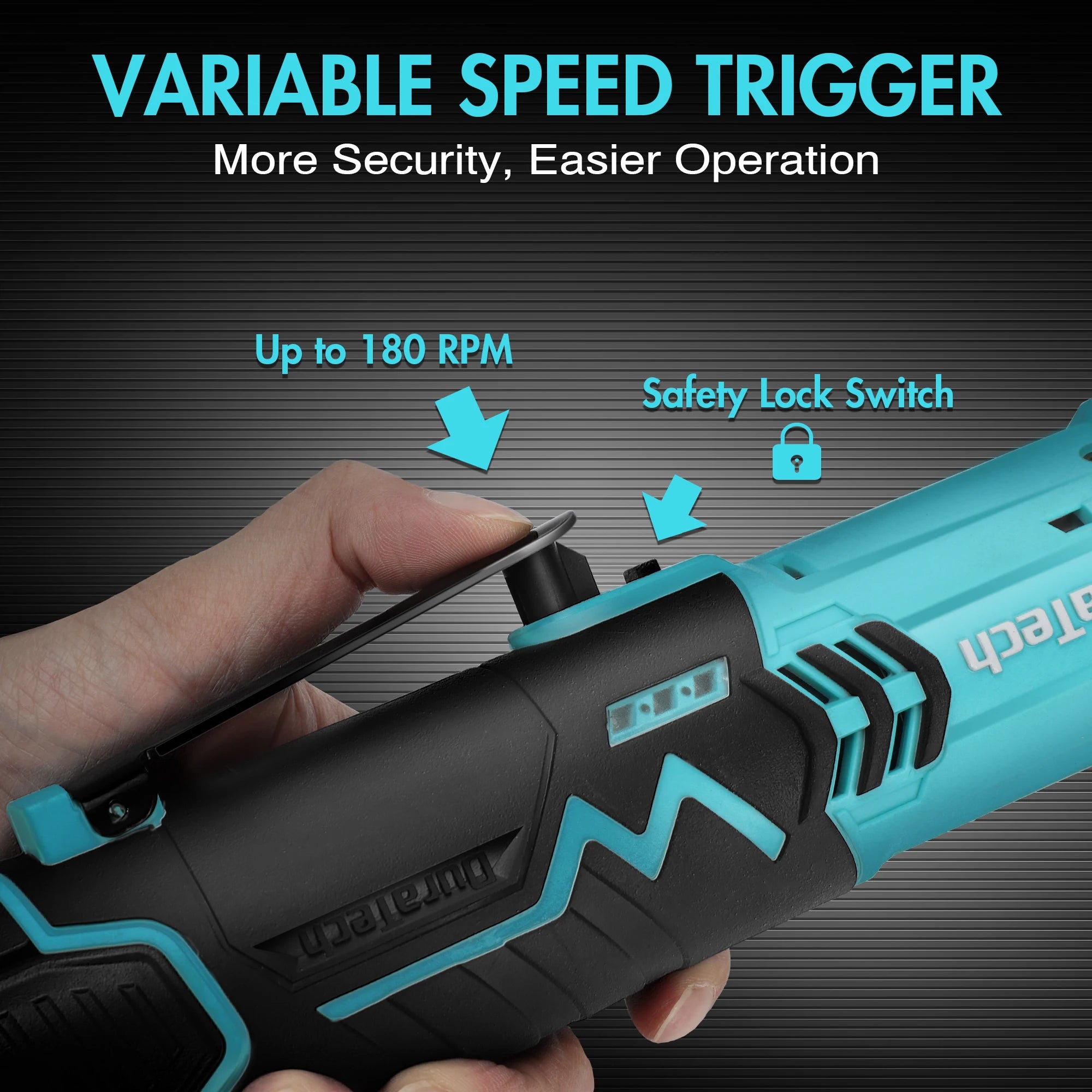 12V Cordless Electric Ratchet Wrench Set with 2 2.0Ah Battery 8pcs Sockets