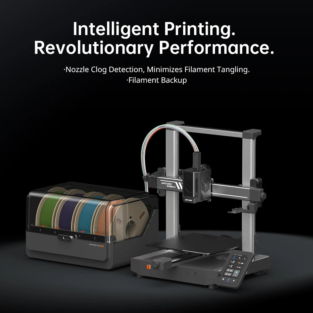 Multi-Color FDM 3D Printer Max 600mm/s Printing Speed Build Size 250x250x260mm