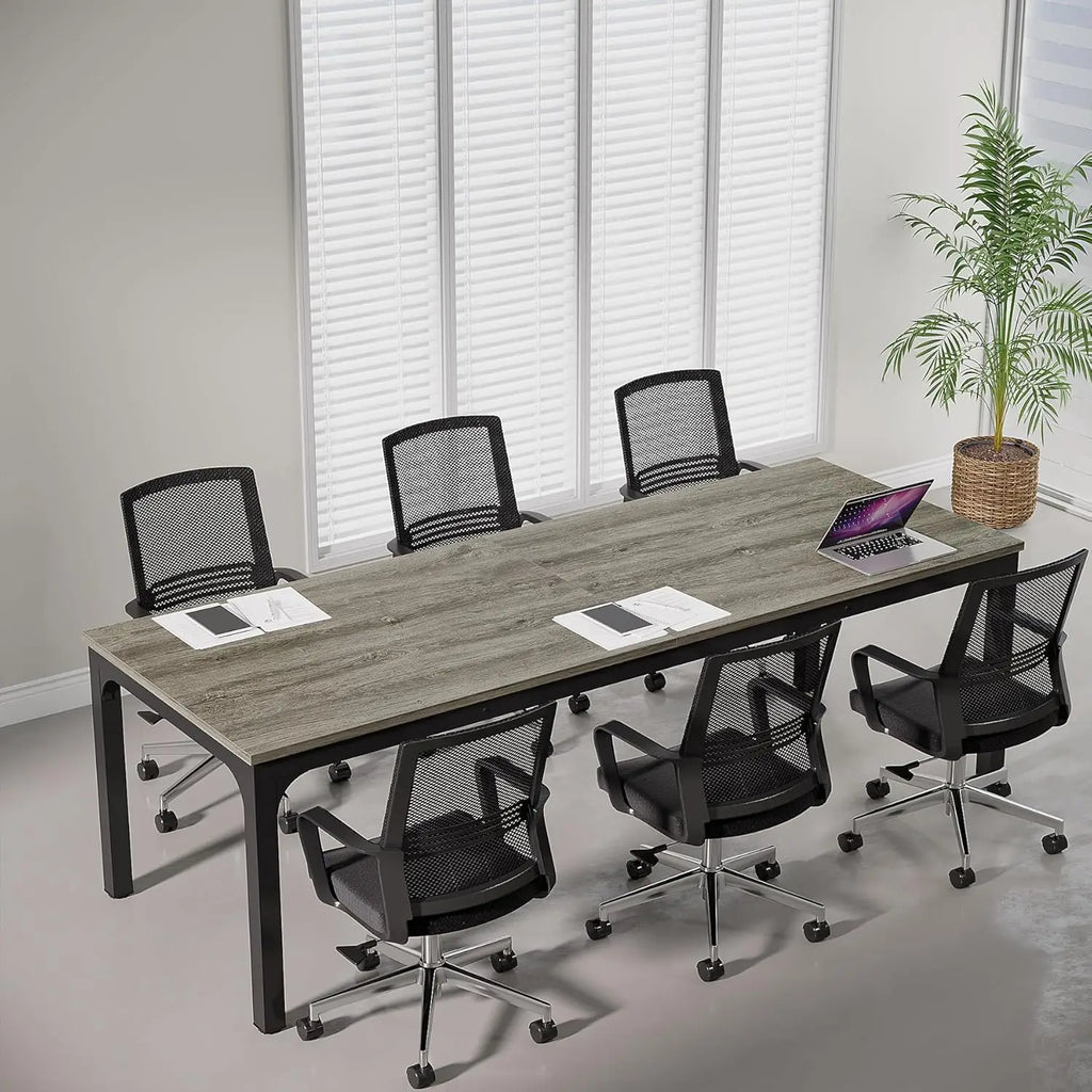 78.74" W x 27.56" D Large Office Conference Table