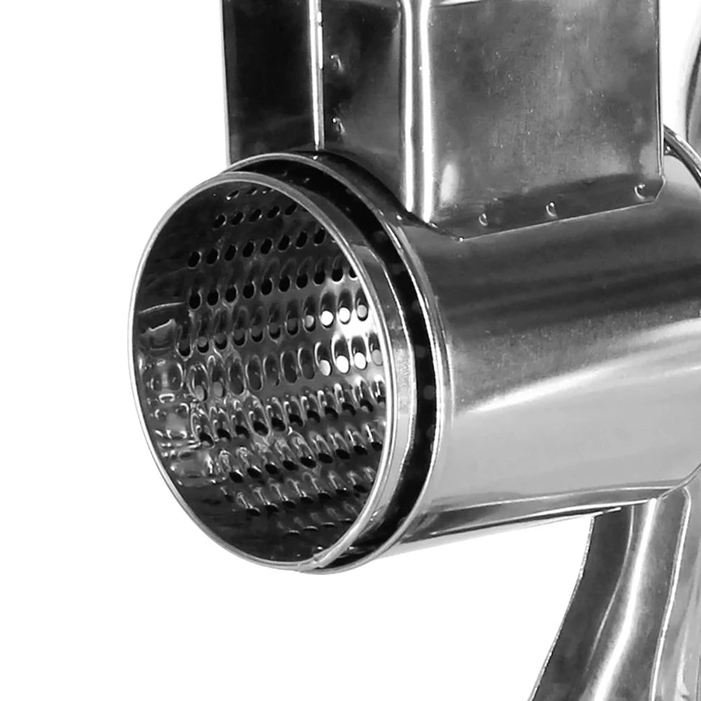 Rotary Grinder Set With 5 Drums, Vegetable Slicer, Cutter, Stainless Steel