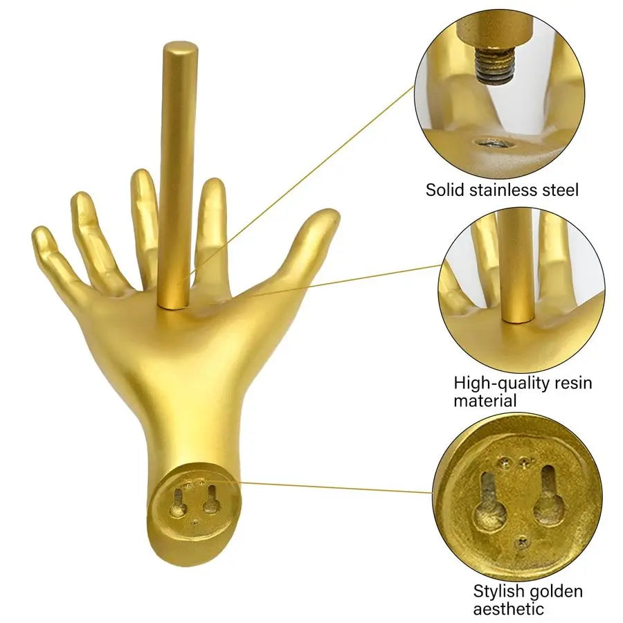 Hand Toilet Paper Holder Wall Mount