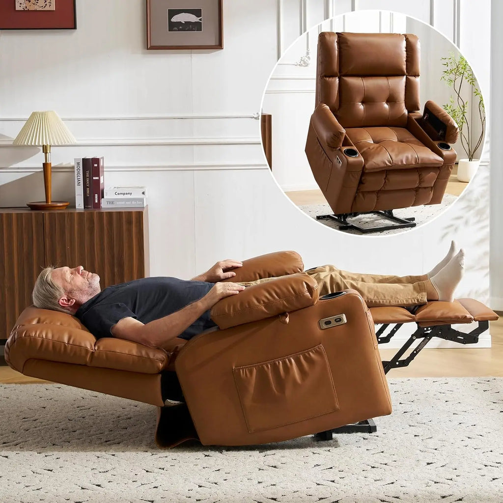 Dual Motor Power Lift Recliner Chair fFor Elderly