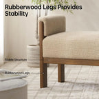 51.8” Modern Upholstered Bedroom Bench with Arms