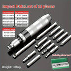 Heavy-Duty Impact Screwdriver Set - Manual Power Tool for Stubborn Screws, Automotive & Machinery Repair