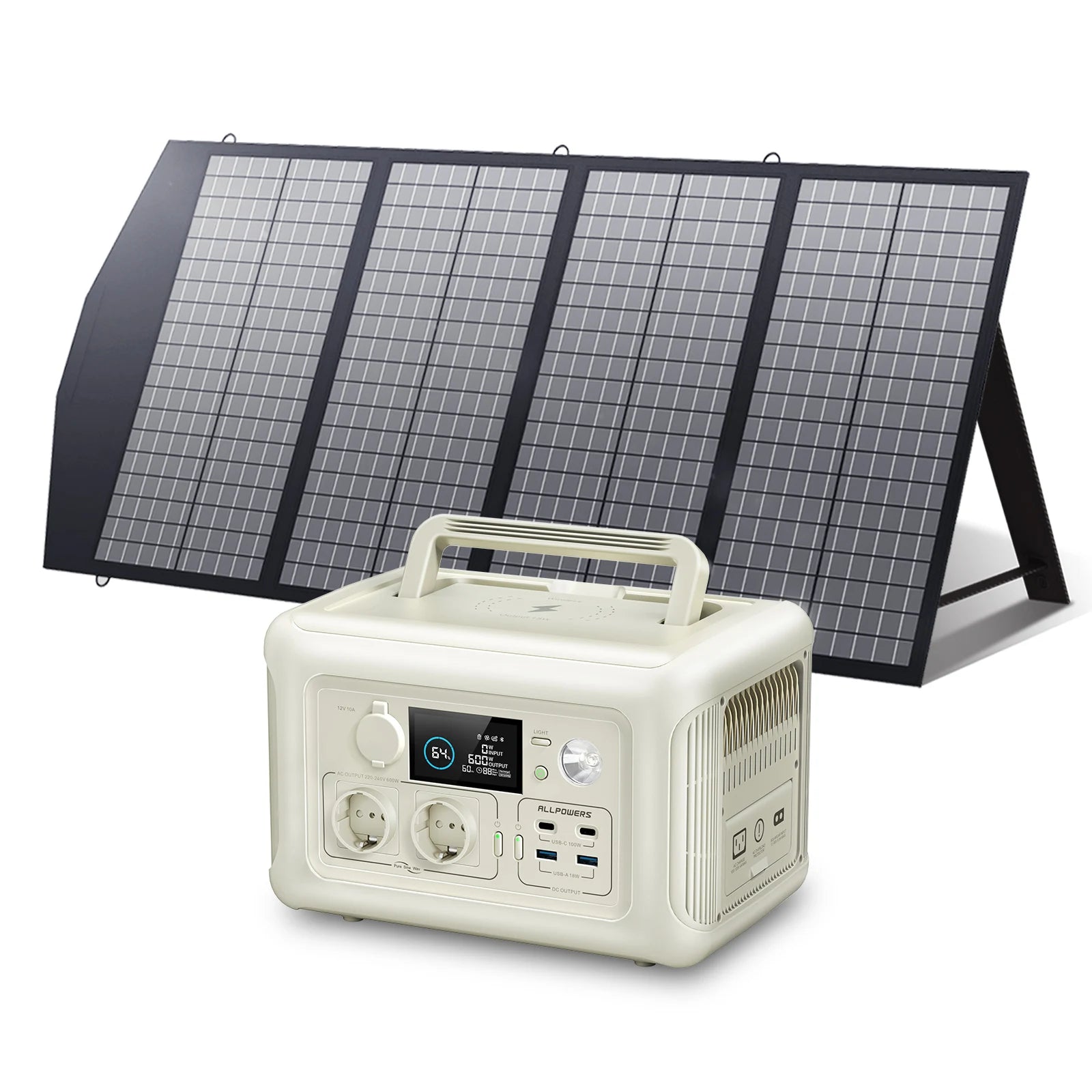 ALLPOWERS R600 Portable Power Station with Portable SolarPanel (option)