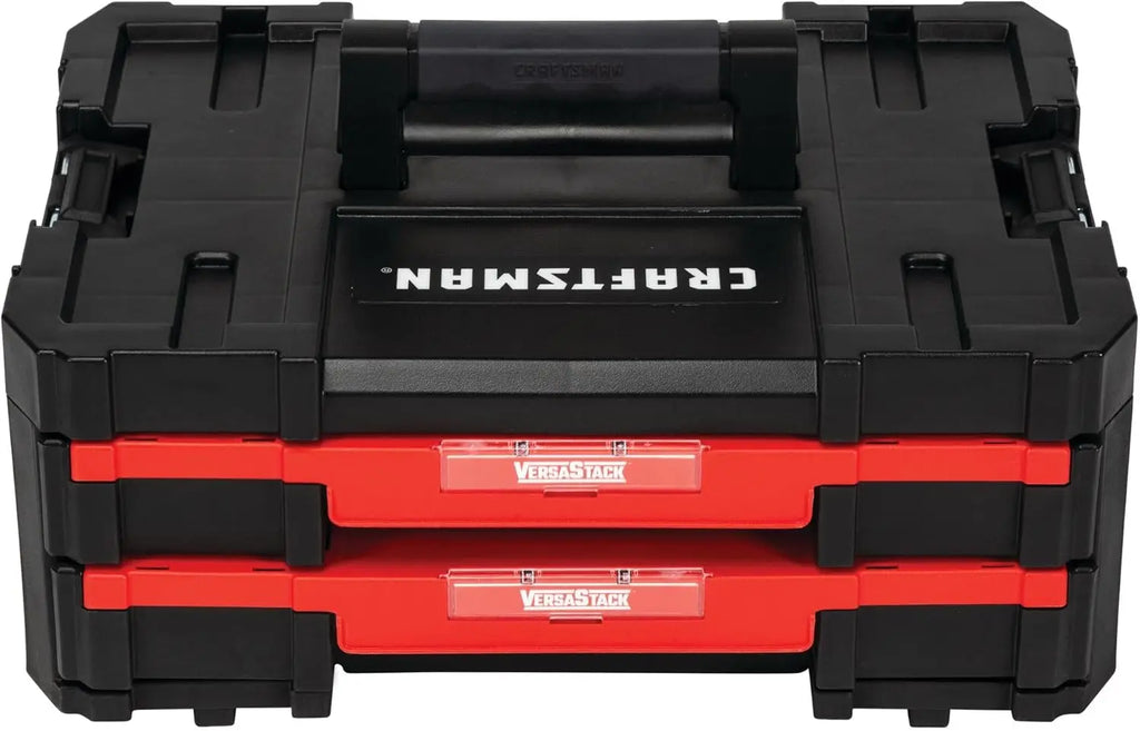 Durable Plastic Tool Box with Drawers and Removable Dividers