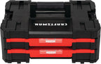 Durable Plastic Tool Box with Drawers and Removable Dividers