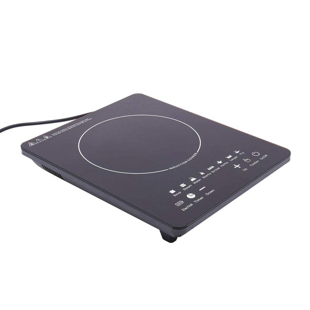 110V 750W Electric Induction Cooktop 8 Power Levels Touch Control Burner