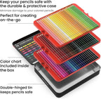 72 Soft Wax-Based Colored Pencils for Artists & Adults