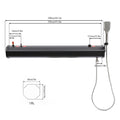 Portable Pressurized Camping Shower - 5L Water Tank with Handheld Showerhead - Includes Storage Bag