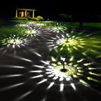 Solar Lights Outdoor Waterproof, Cool White Pathway Lights Solar Powered, Landscape Lighting