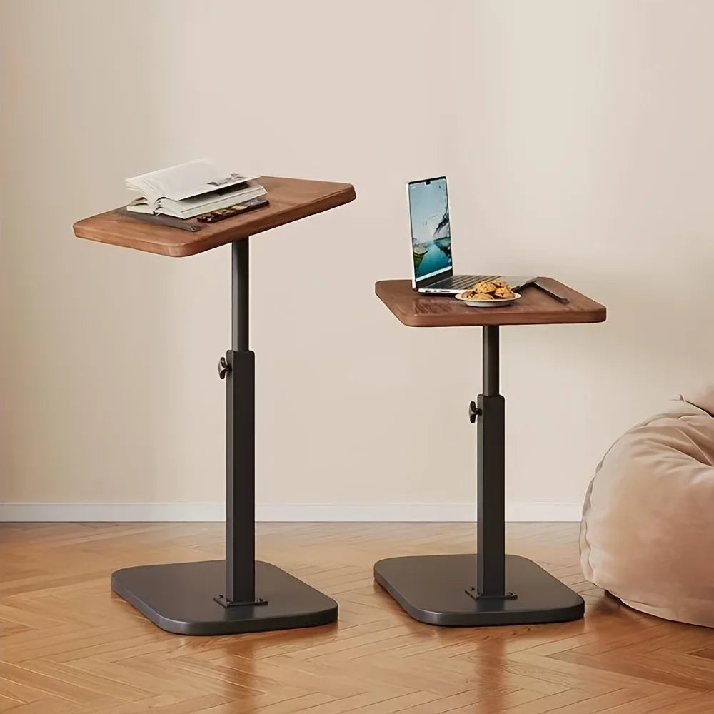 A Portable, Adjustable Side Table/Folding Desk Suitable for Home Offices, Coffee Tables, Bedside Use, and Sofas