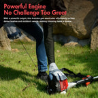 4-Stroke Gas Weed Eater 31cc 15lb 13 in Straight Shaft Trimmer