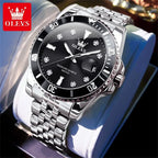 Men's Original Waterproof Automatic Date Rotation Ring Luxury Brand Diving Quartz