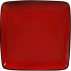 Rave Square Dinnerware Red Set Of 16