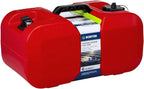 12 Gallon Portable Marine Gas Can Large 2-Way Vented Cap, Built-In Fuel Gauge & Pick-UpHandles EPA & CARB Compliant