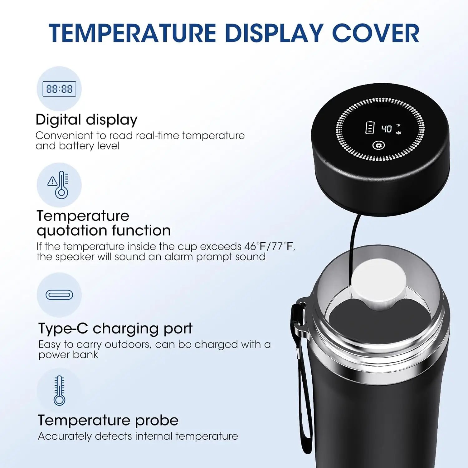 48H Insulin Cooler Travel Case TSA Approved, USB Diabetic Care Medication Cooler