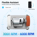 Variable Speed Table Grinder 6000 RPM for Metal Grinding Polishing DIY