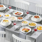 24 Pieces Modern Porcelain Dinnerware Set for 6
