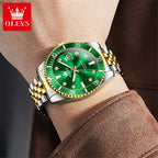 Men's Original Waterproof Automatic Date Rotation Ring Luxury Brand Diving Quartz