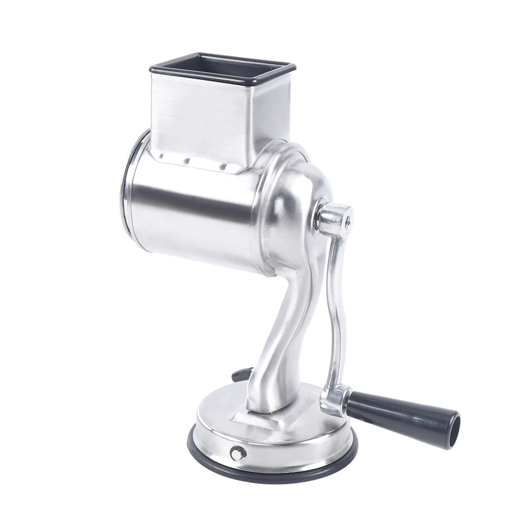 Rotary Grinder Set With 5 Drums, Vegetable Slicer, Cutter, Stainless Steel