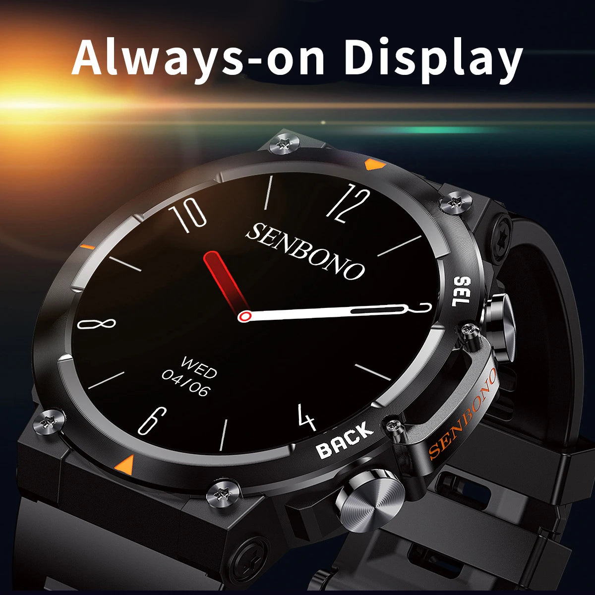 Smart Watch for Men AMOLED Screen AI GPT Bluetooth Call 410mAh Big Battery Fitness Tracker Men' Sport Smartwatch