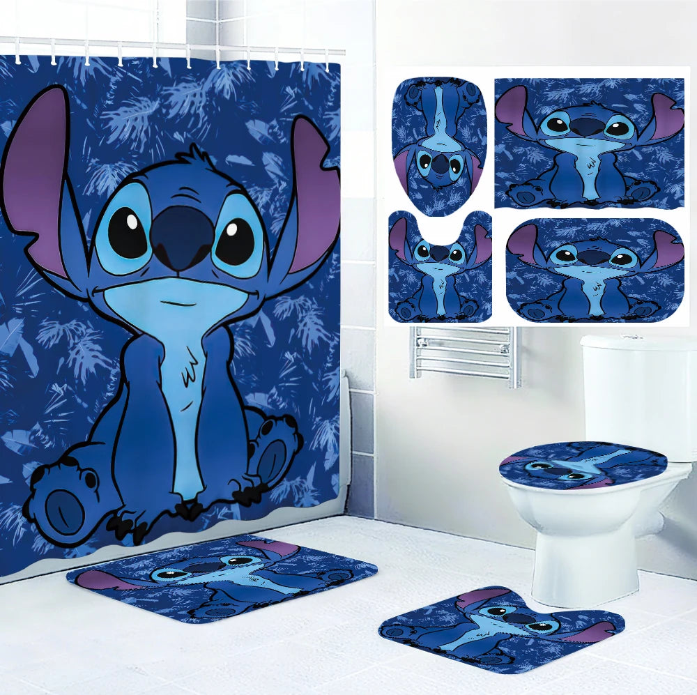 Disney Stitch Bathroom Four-piece Set