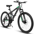 Dual Full Suspension Mountain Bike 24/26/27.5 Inch,  Mountain Bike, 21-Speed