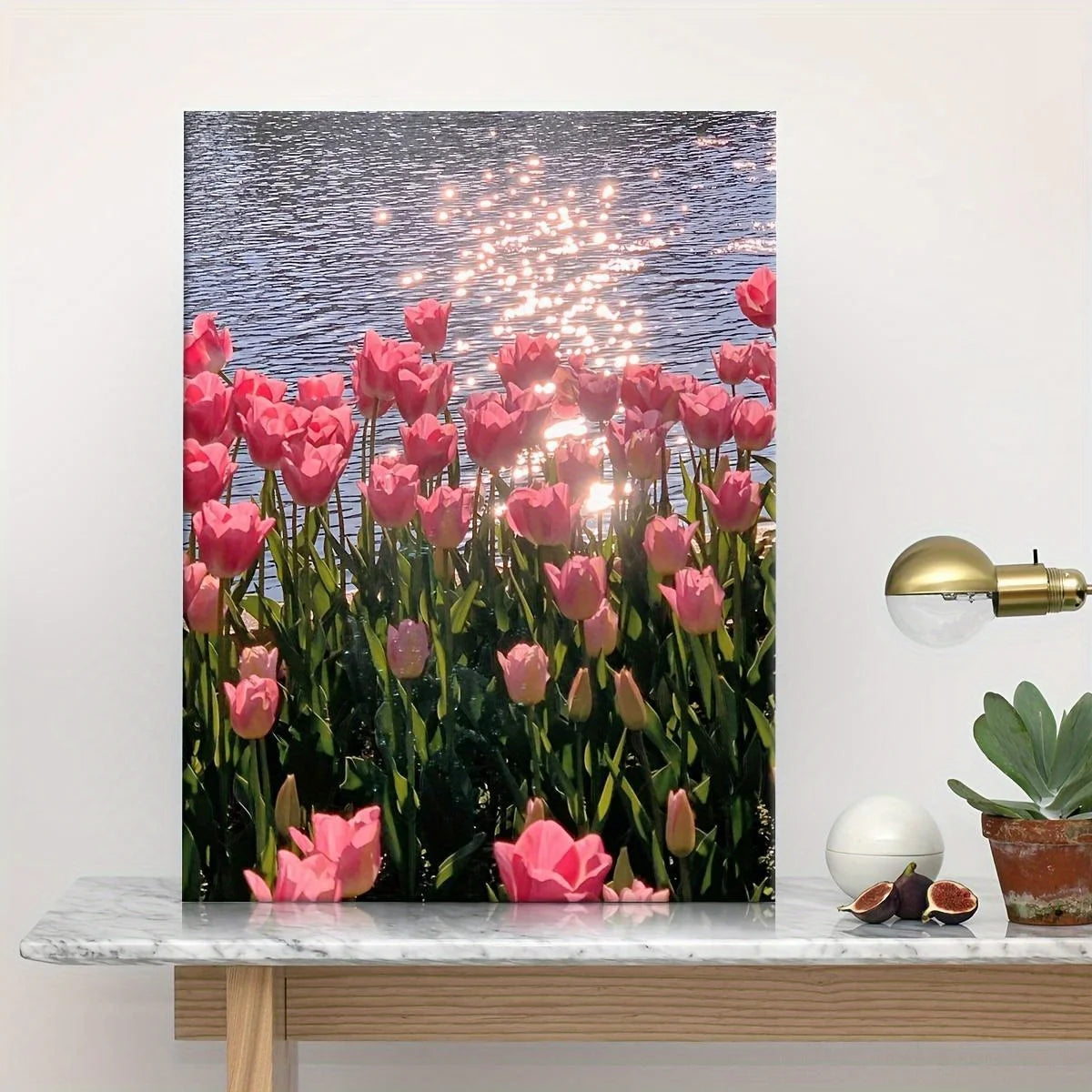 Pink Flower Artist Home Wall Decor