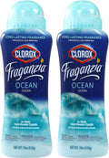 Ocean Scent Laundry Booster Crystals - Fresh, Clean Smelling Clothes and Linens, 18 Oz - 2 Pack