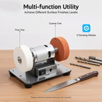 Variable Speed Table Grinder 6000 RPM for Metal Grinding Polishing DIY