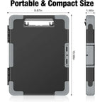 The toughest clipboard with storage, internal pen case includes, letter/A4 size, 8.5x11 "