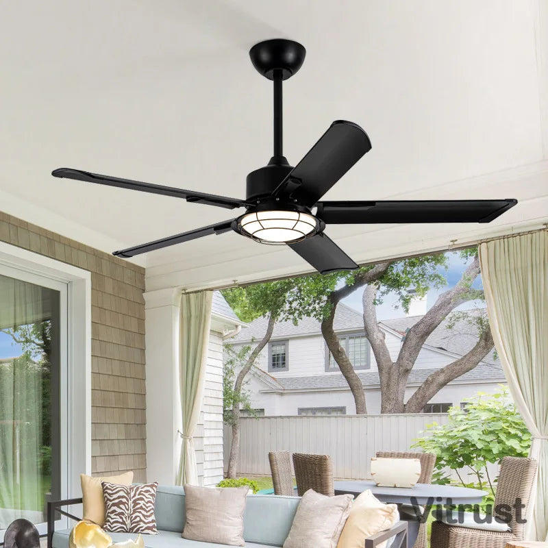 Waterproof Ceiling Fan with Light for Patio Outdoor & Porch