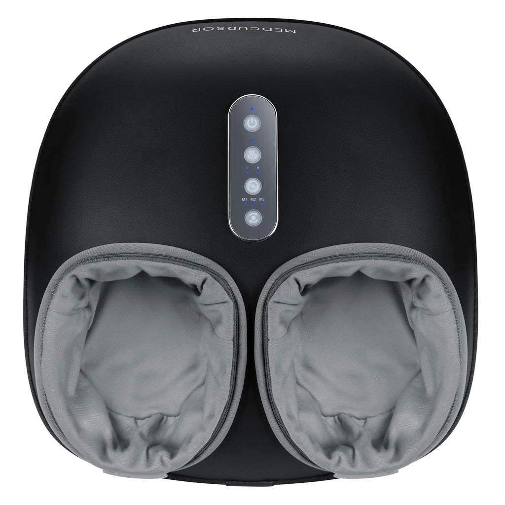 Foot Massager Machine with Heat Roller, Fully Wrapped Foot Massage