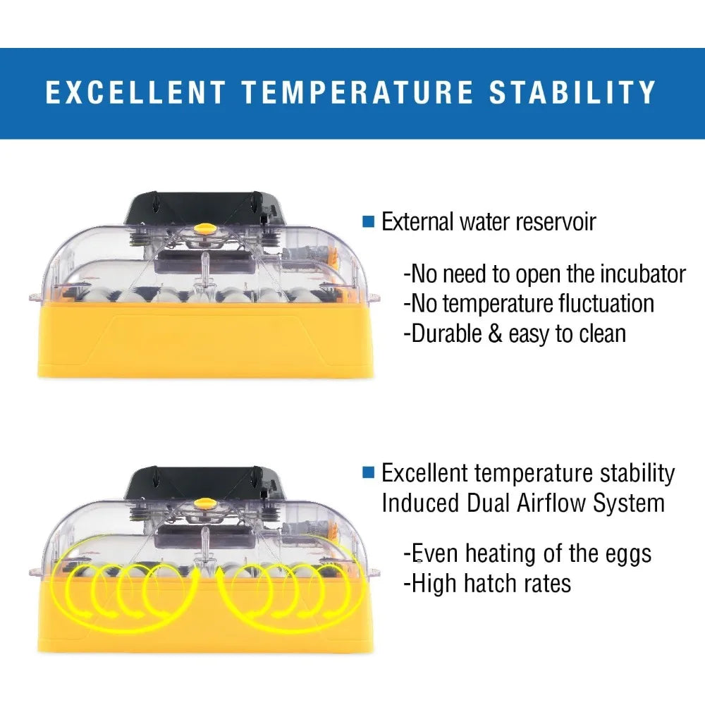Ovation 28 EX Automatic Humidity and Egg Rotating Incubator