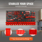 30/48Bin Parts Rack Organizer with Wall Panels