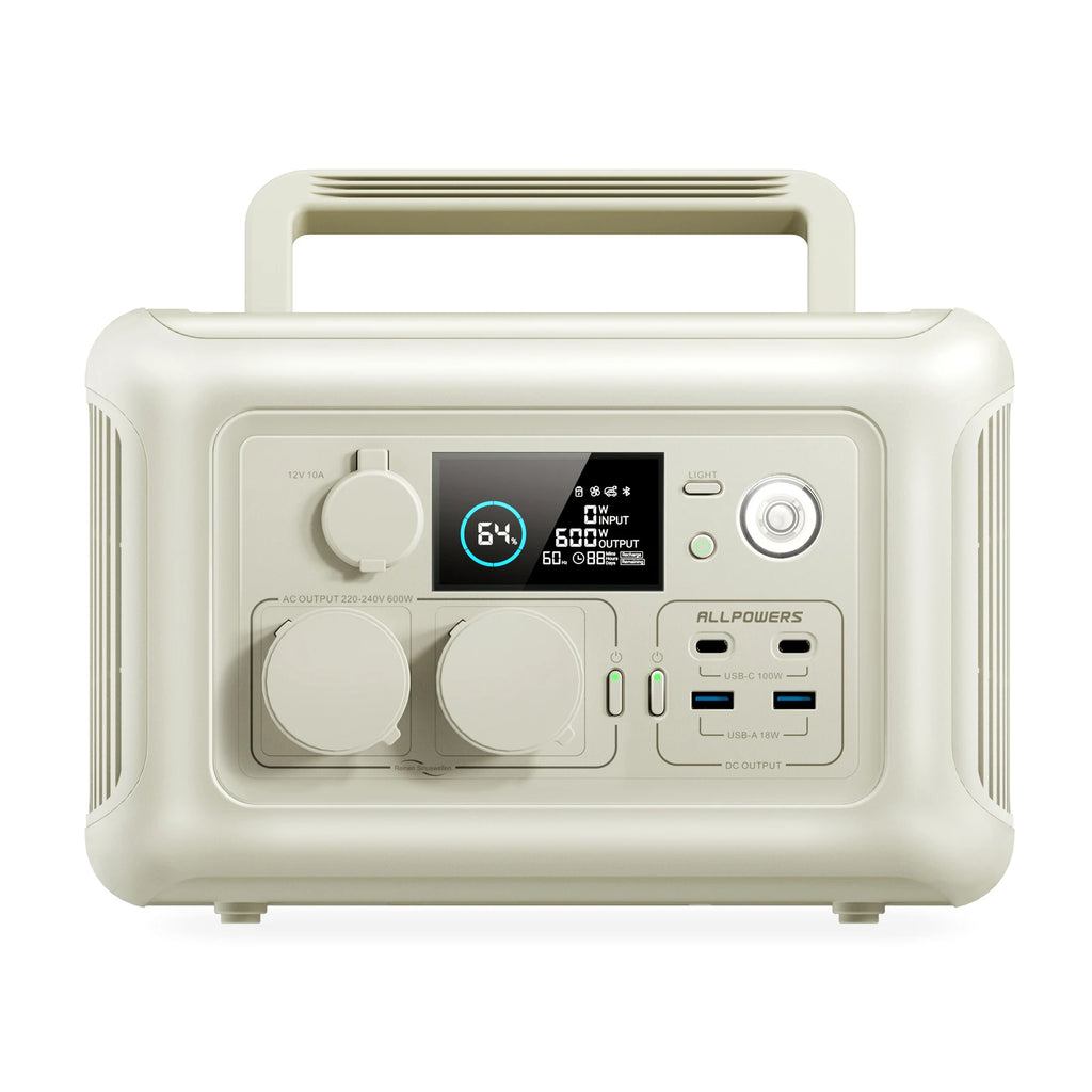 ALLPOWERS R600 Portable Power Station with Portable SolarPanel (option)