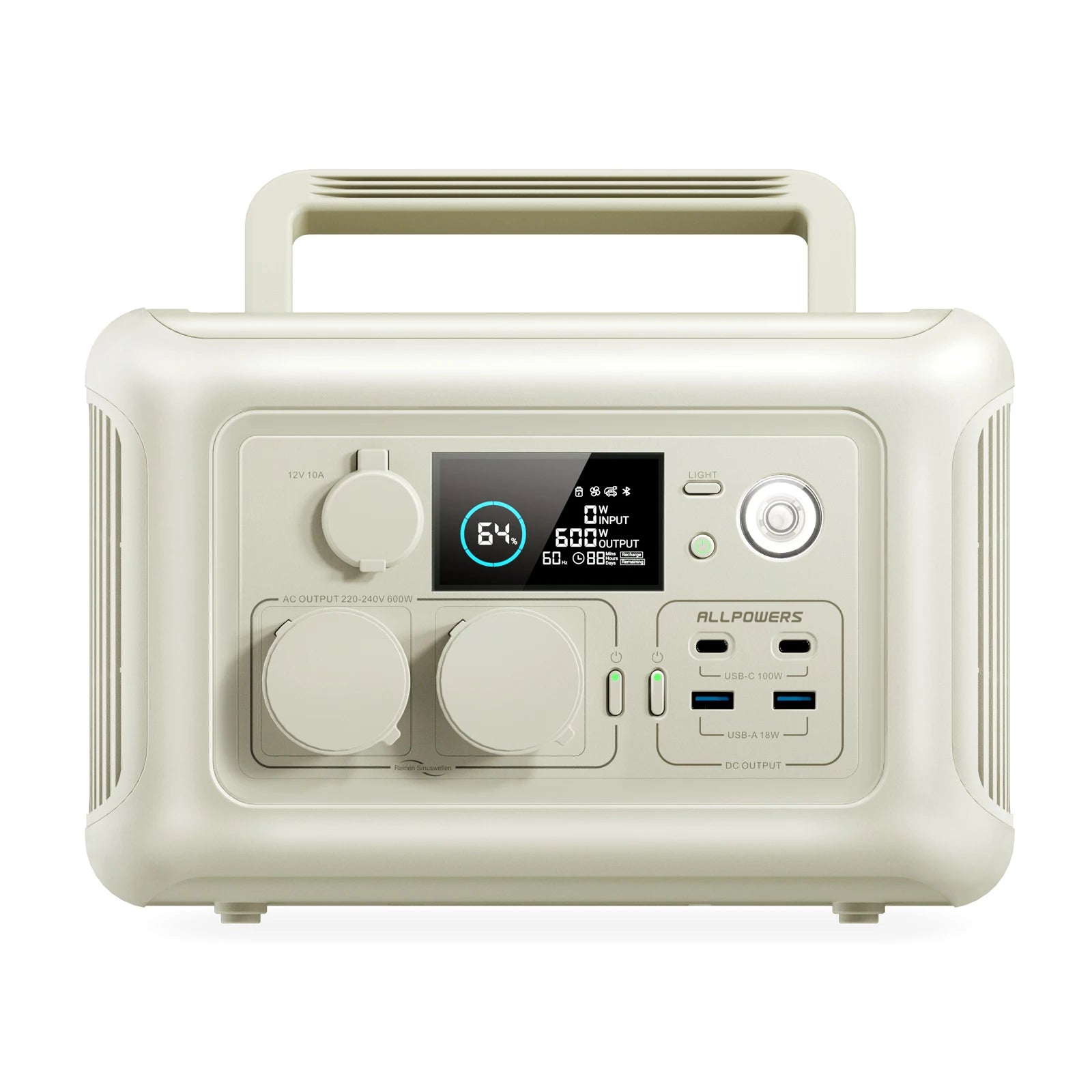 ALLPOWERS R600 Portable Power Station with Portable SolarPanel (option)