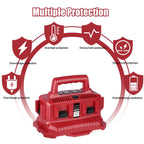 6 Port Charger for Milwaukee M18 Battery