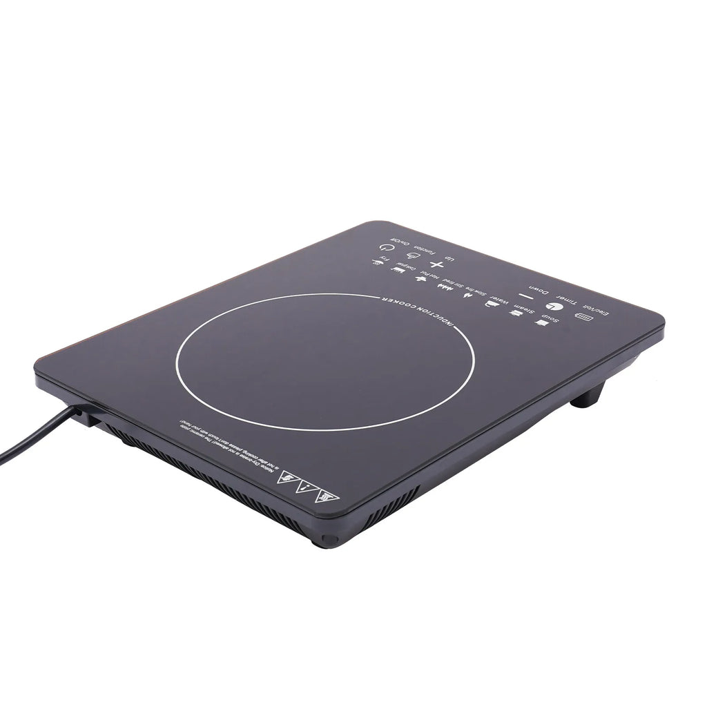 110V 750W Electric Induction Cooktop 8 Power Levels Touch Control Burner
