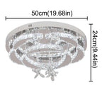 Luxury Crystal Chandelier Modern Led, Dimmable