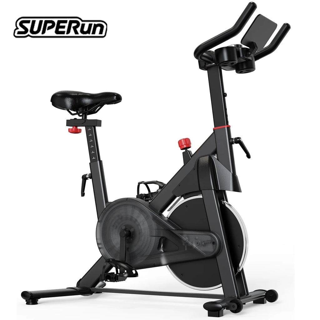 Superun Exercise Bike, 32-Level Magnetic Resistance Stationary Bikes for Home, Low Noise Workout Cycling Bike for Home