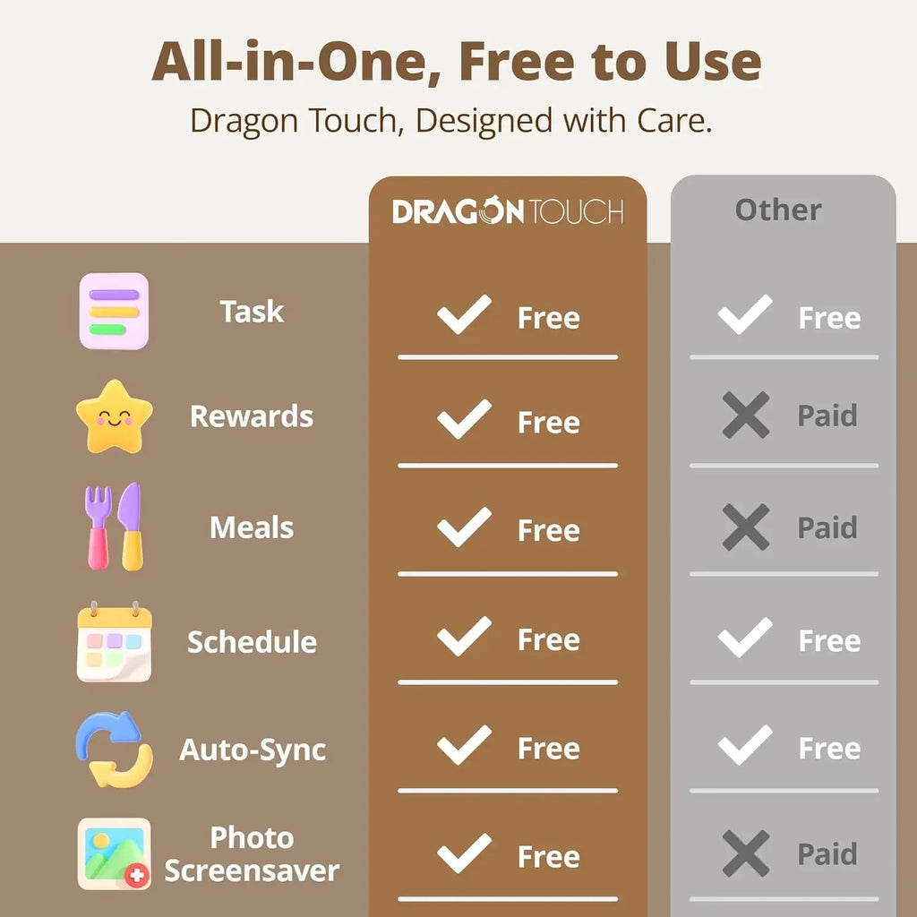 Digital 15.6 Inch Smart Wall Calender