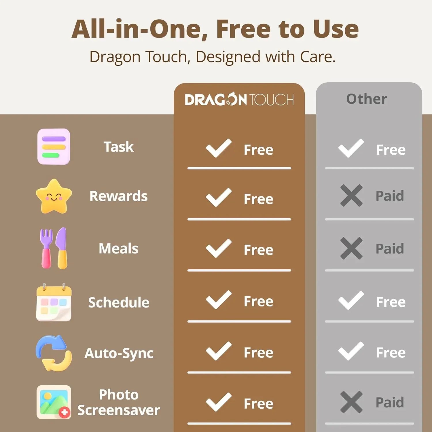 Digital 15.6 Inch Smart Wall Calender